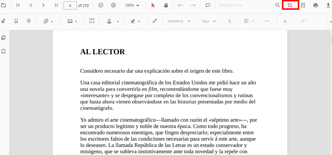 Haz Clic en Añadir o Editar Anotaciones para Dibujar