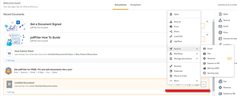 Compartir archivos PDF rellenables