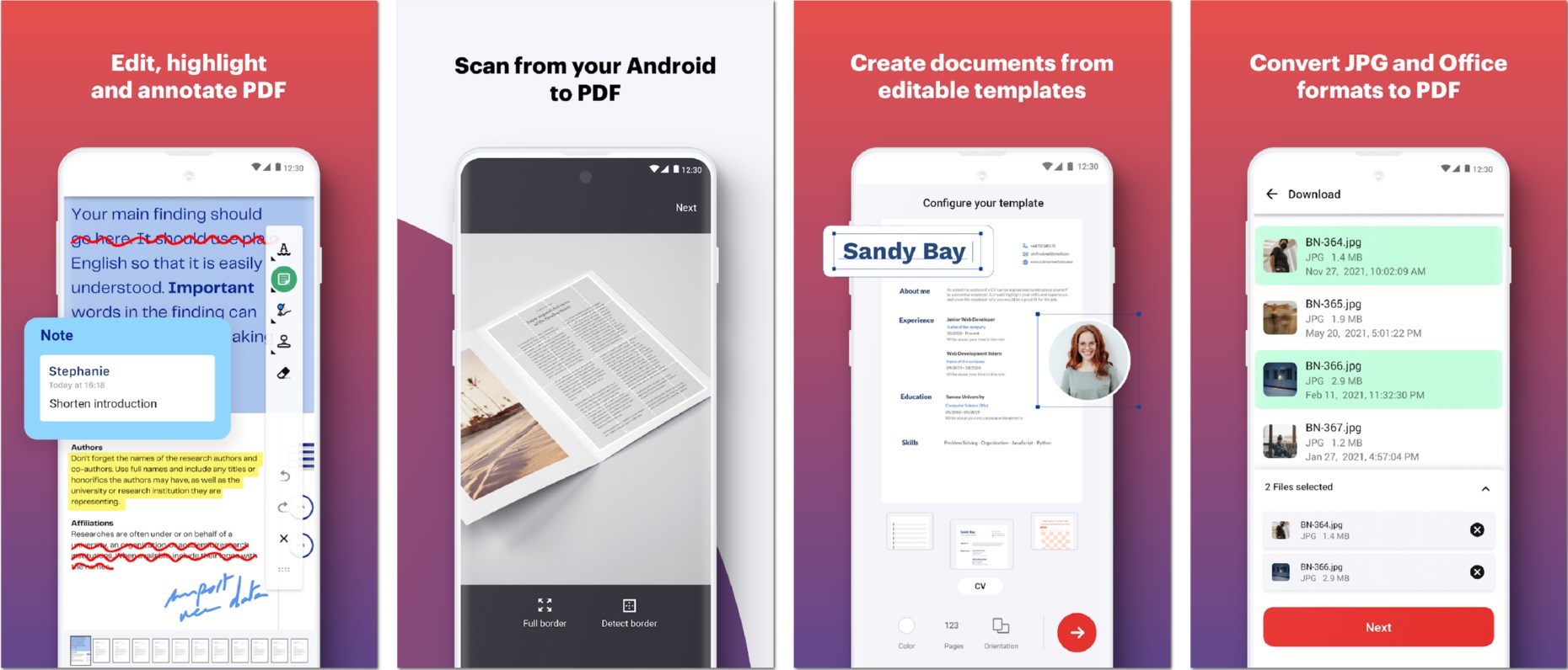 Editor iLovePDF para Android