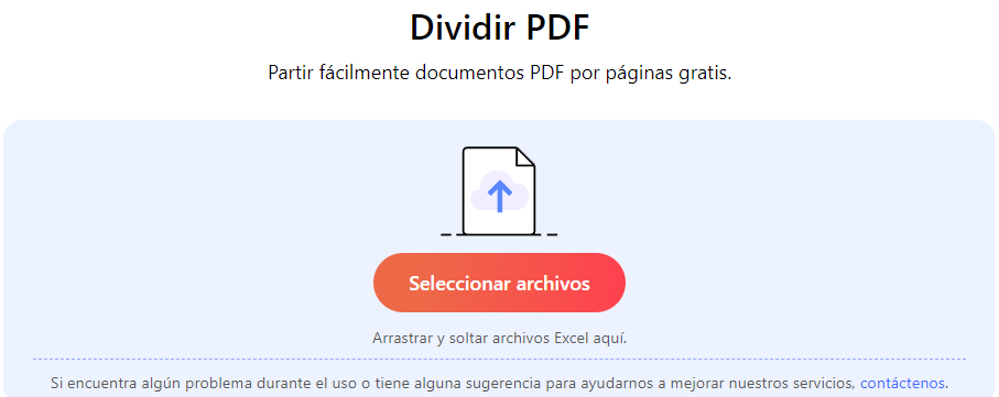 Sube PDF a PDFgear