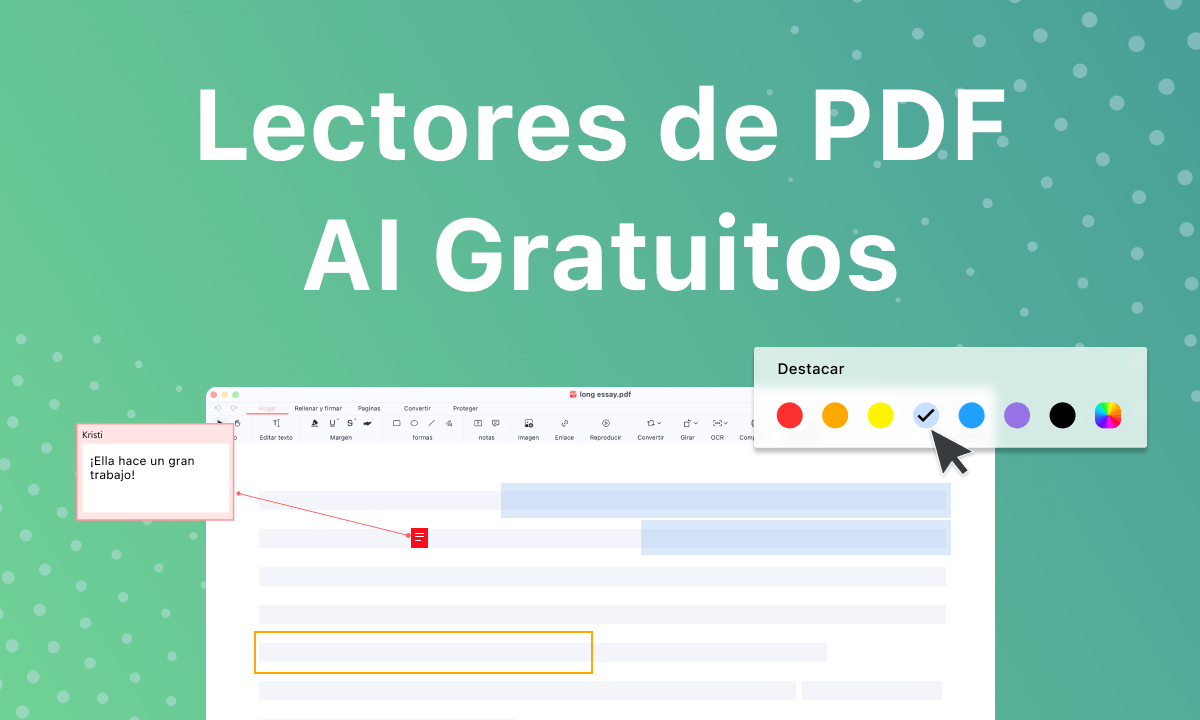 Las Mejores lectoras de PDF gratis de IA