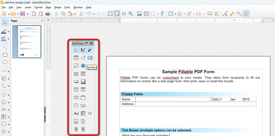 Varios Campos de Formulario