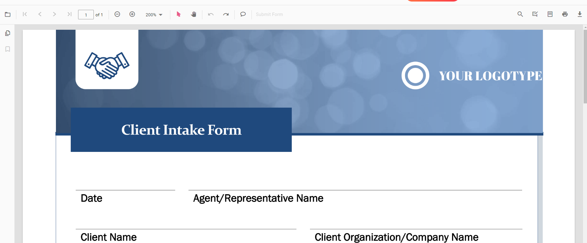Insertar cuadros rellenables