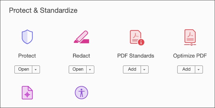 Abrir Herramienta de Censura de PDF en Adobe