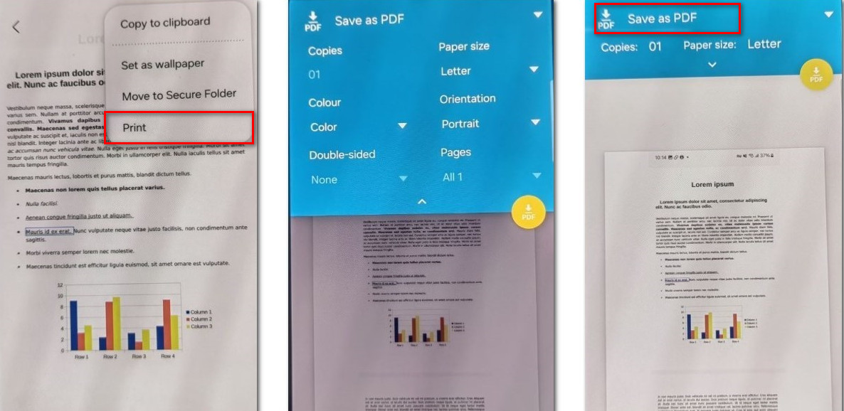 Imprimir Foto a PDF en Android