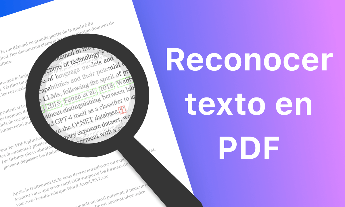 Cómo Reconocer Texto en PDF