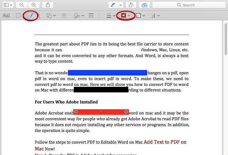 Censurar PDF en Vista Previa con la Herramienta de Marcado