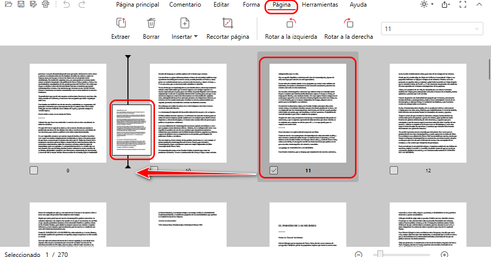 Reorganizar Páginas PDF con PDFgear