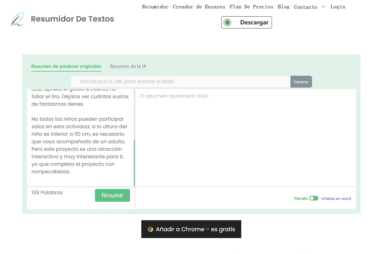 Resumidor de Textos