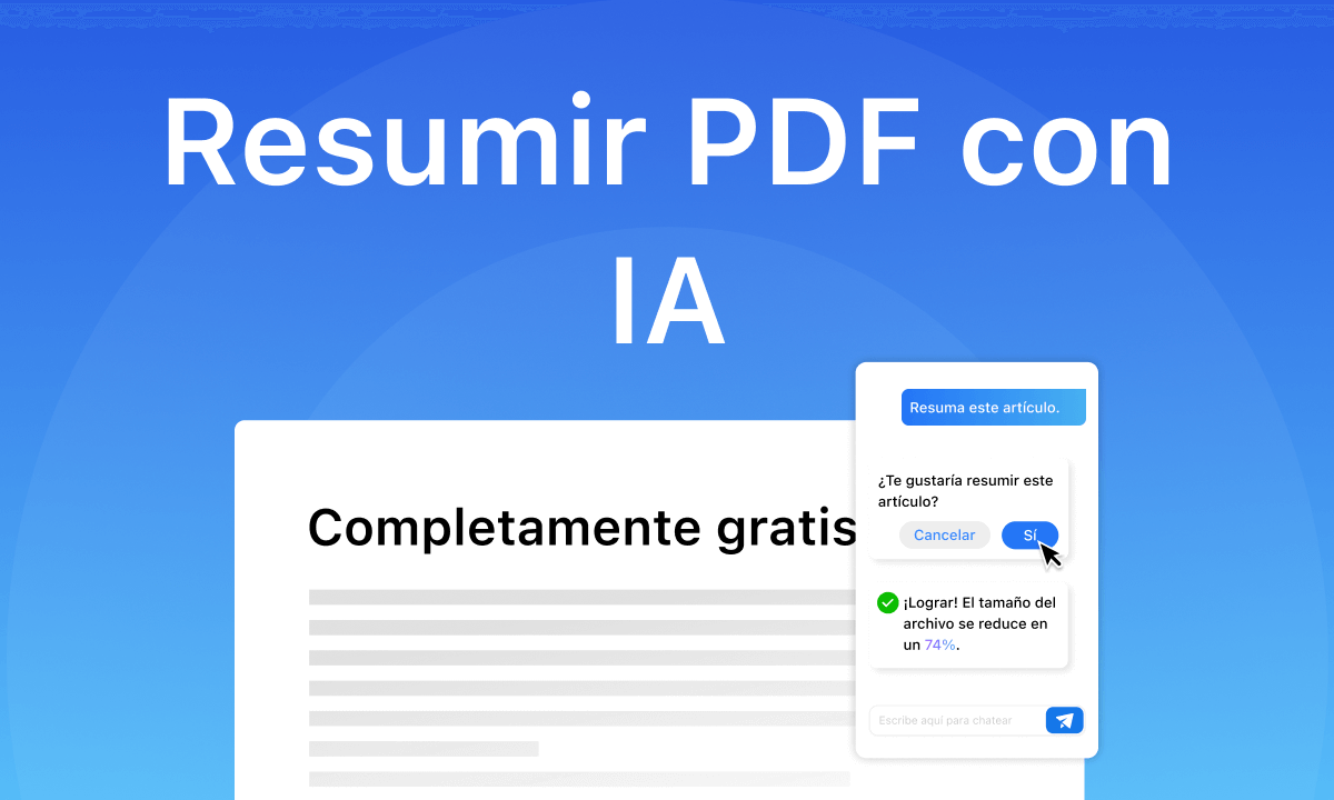 Cómo resumir PDF con herramientas de inteligencia artificial