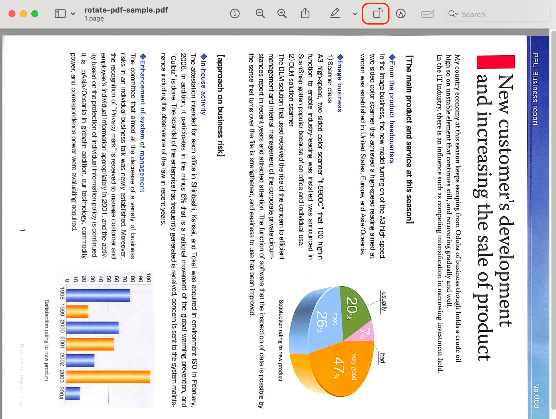 Cómo Hacer un PDF en Paisaje vía Vista Previa