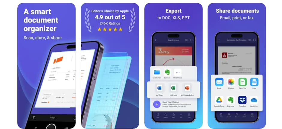 Aplicación Escáner PDF Scanner Pro