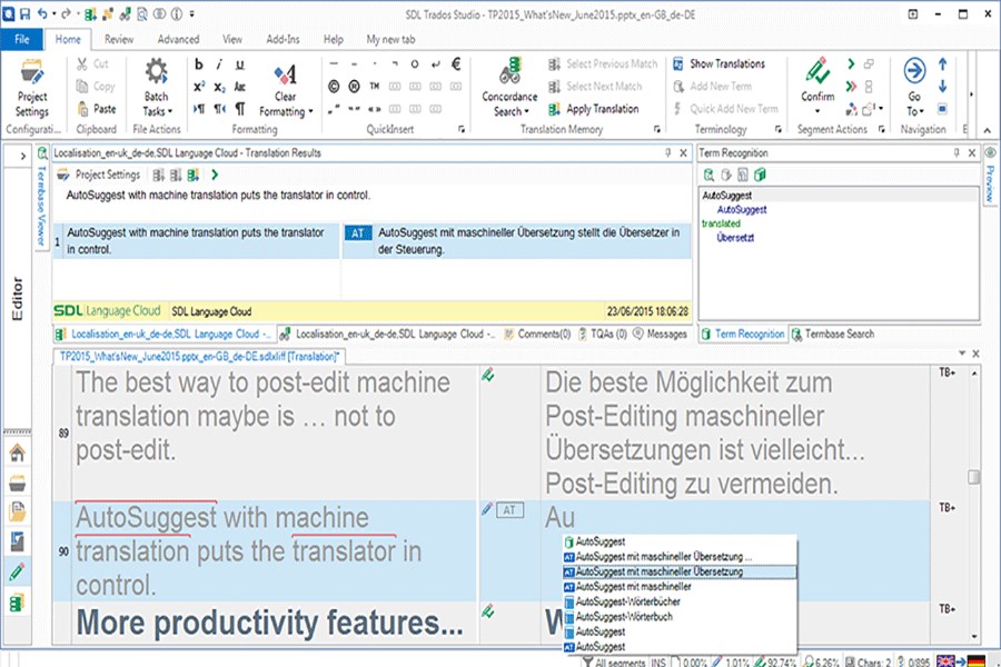 Traductor AI de SDL Trados
