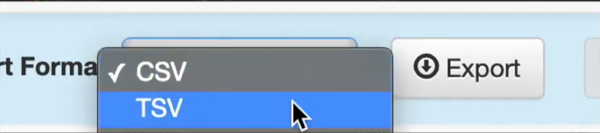 Establecer Formato de Exportación en Tabula