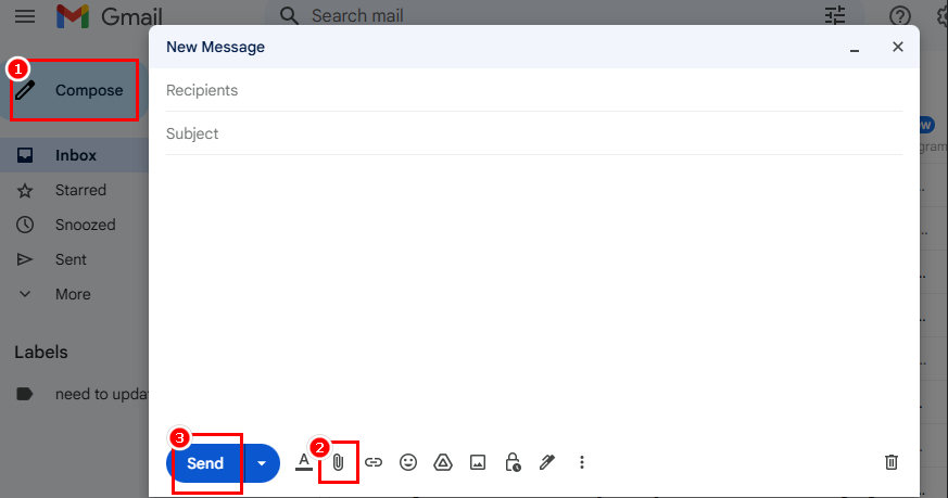 Compartir un PDF con Gmail