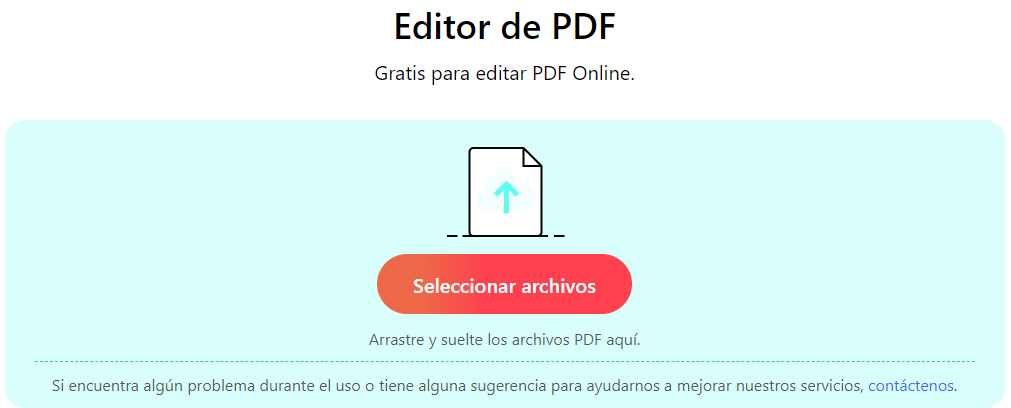 Abrir Editor de PDF Online PDFgear