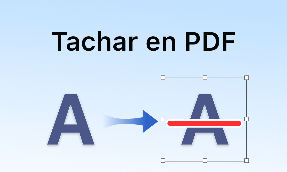 Cómo tachar en PDF