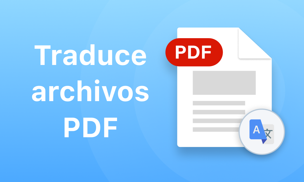 Traduce archivos PDF 