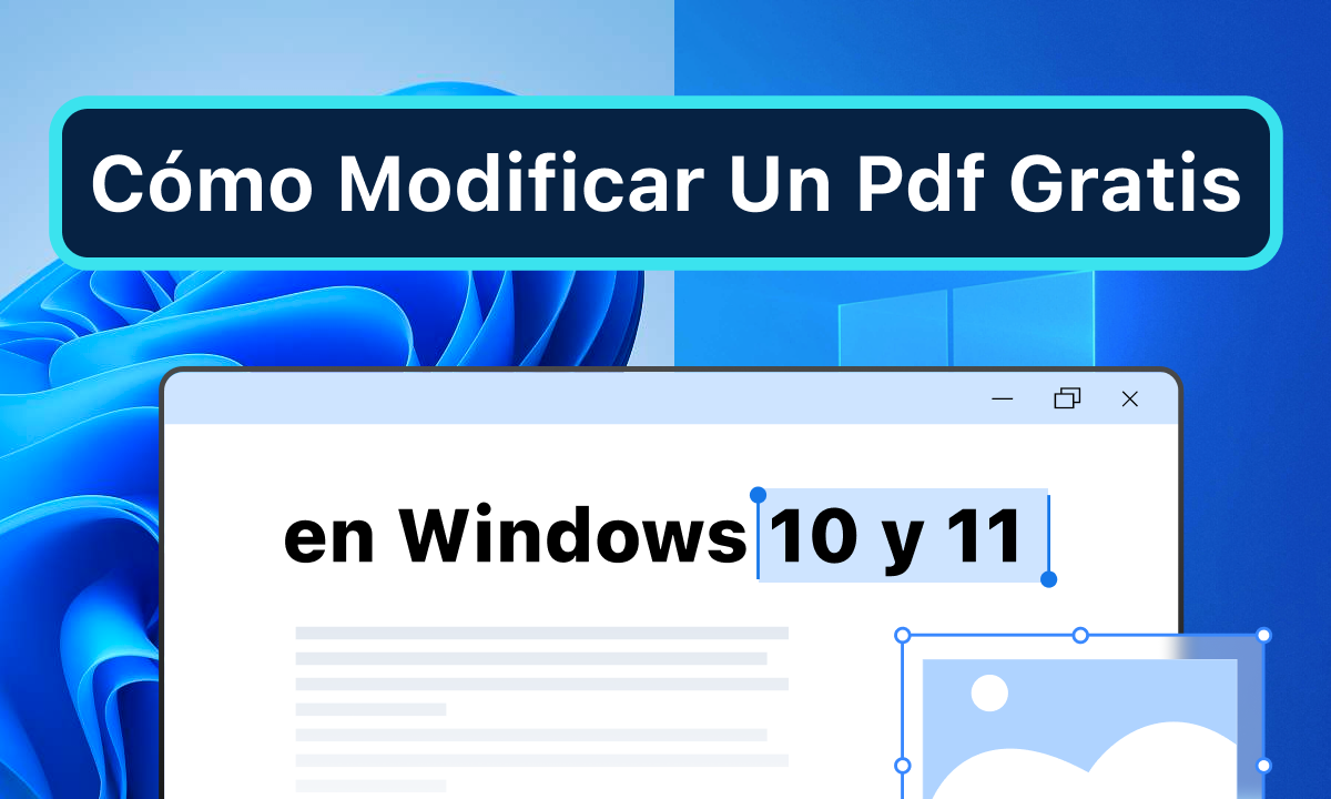 Cómo editar PDF en Windows