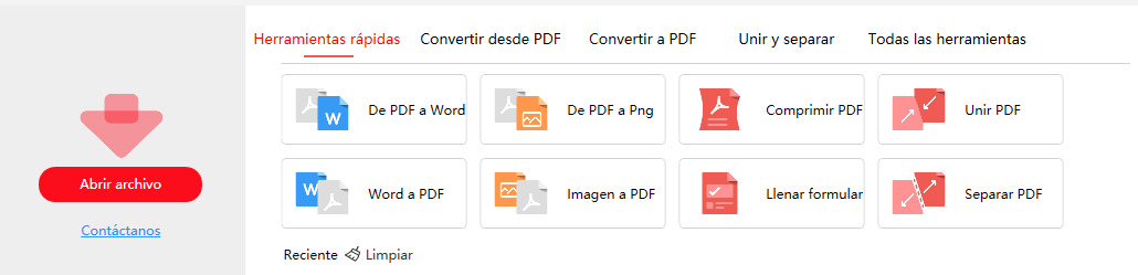 Importar PDF a PDFgear