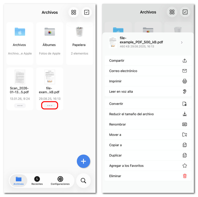 Gestionar un archivo en PDFgear