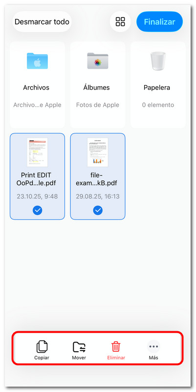 Gestionar varios archivos en PDFgear