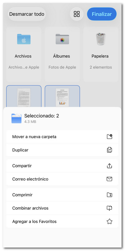 Ver más opciones para gestionar PDFs