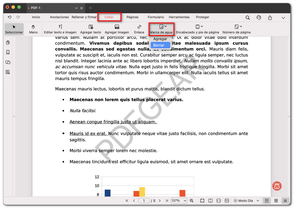 Eliminar todas las marcas de agua