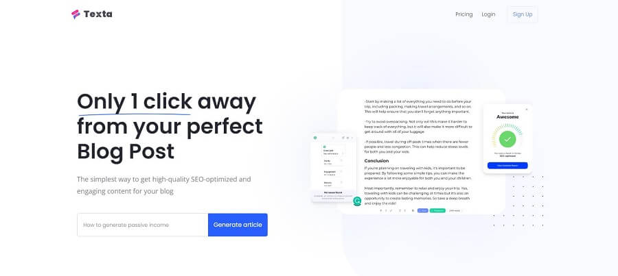Outil AI pour l'Éducation Texta
