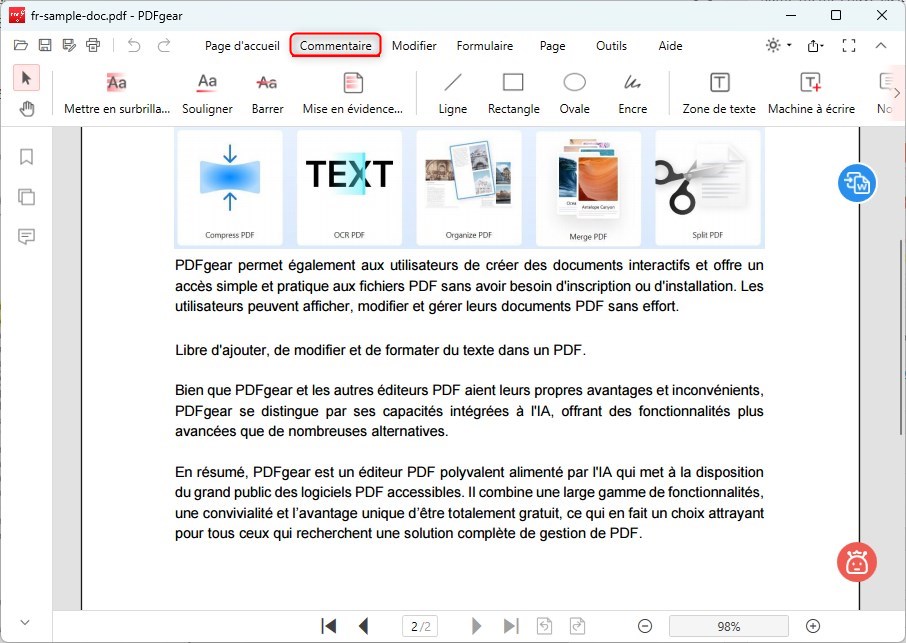 Annotateur PDF PDFgear