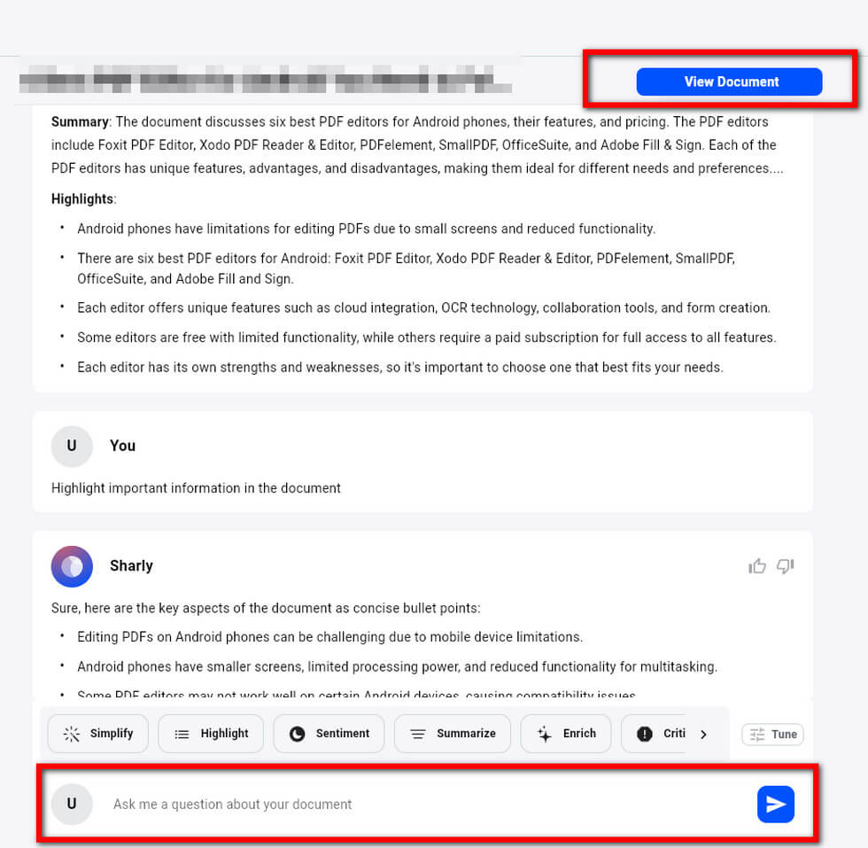 Conversations Sharly AI