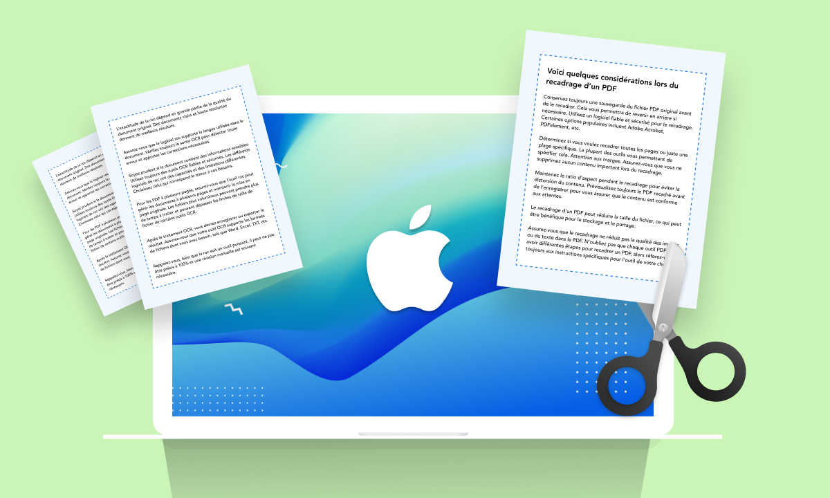 Comment recadrer gratuitement un PDF sur Mac