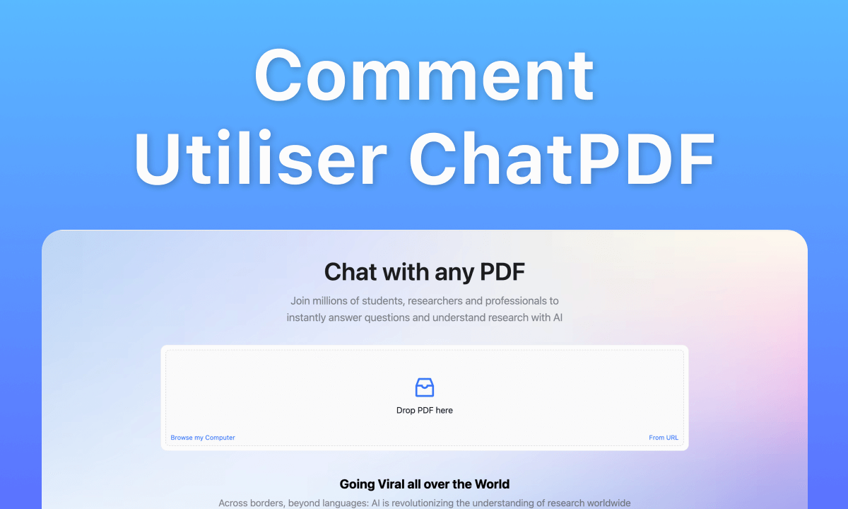 Comment utiliser ChatPDF.com