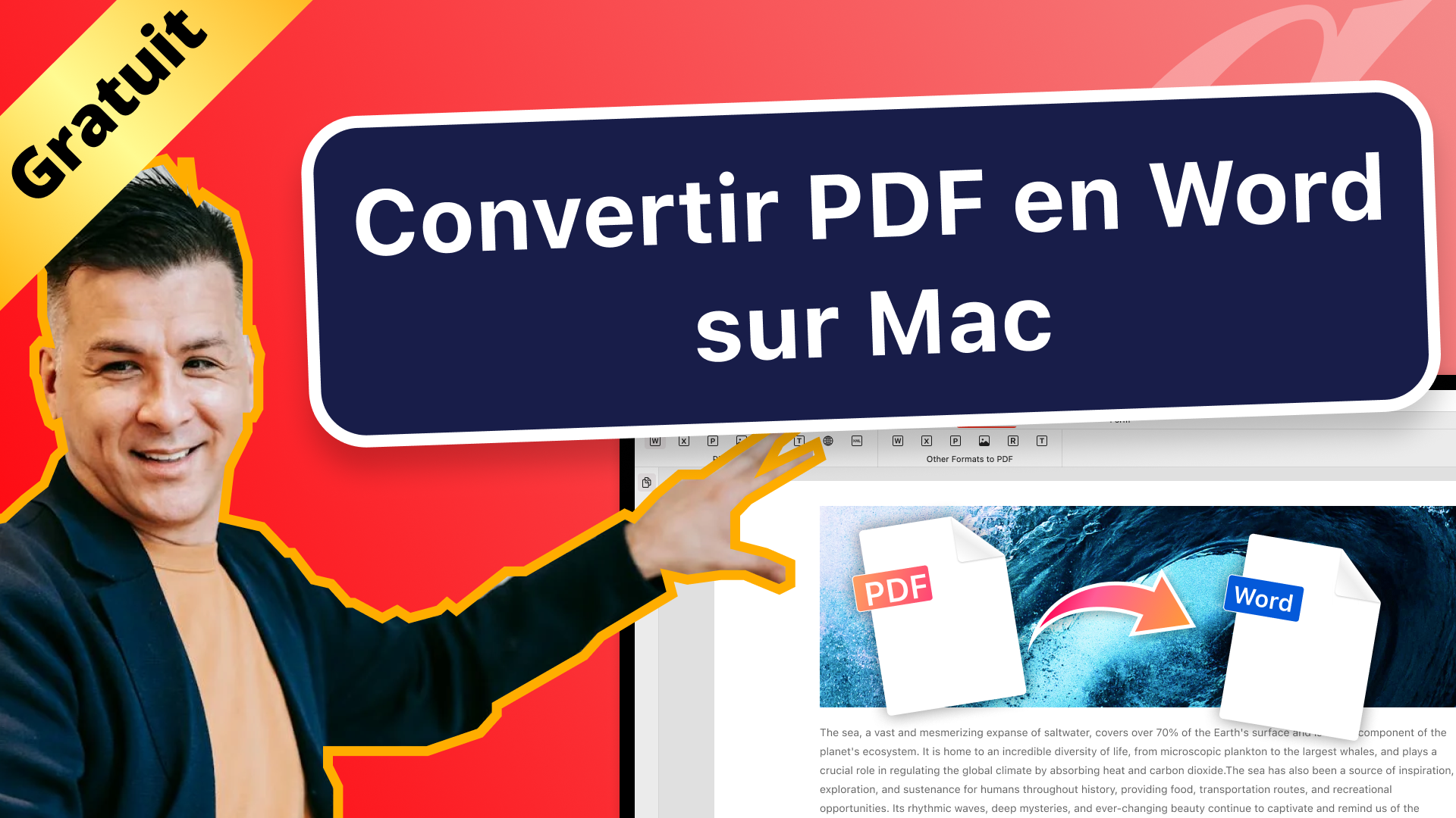 Comment convertir un PDF en Word sur Mac