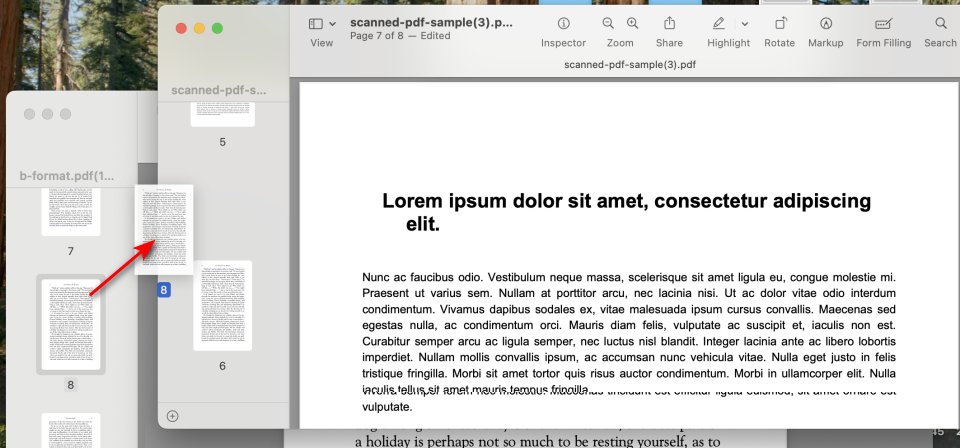 Fusionner des PDF Aperçu