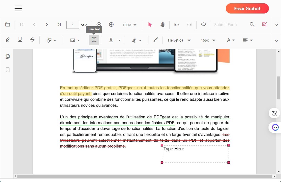 Éditer un PDF en ligne