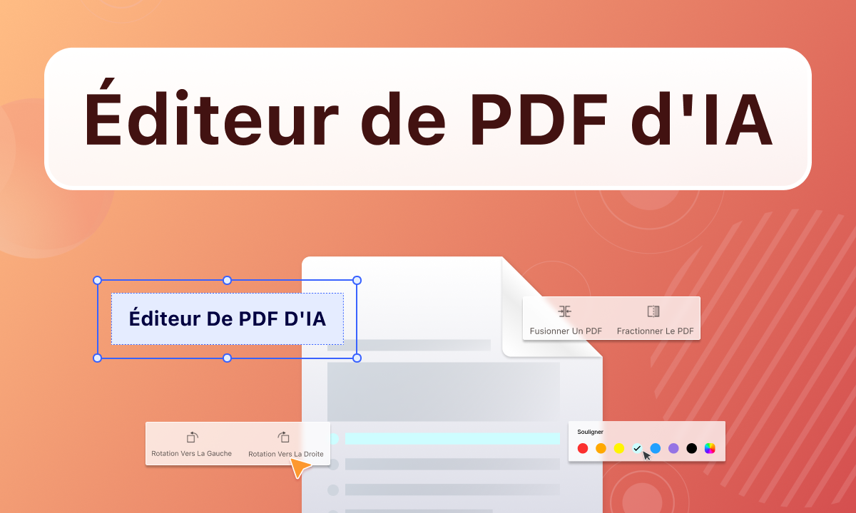 Éditeur de PDF d'IA