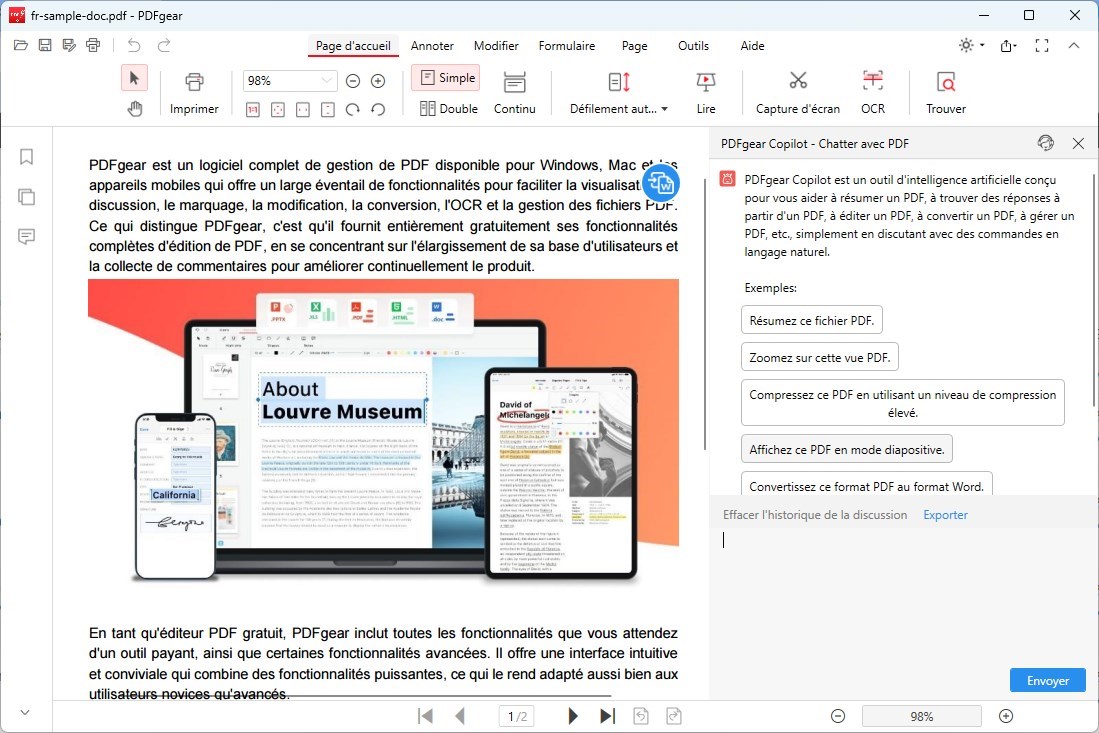 Éditeur PDF AI PDFgear