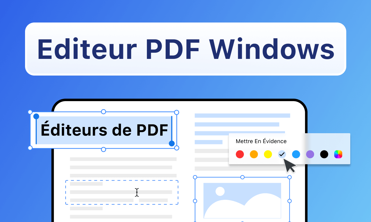 Meilleurs Éditeurs PDF pour Windows