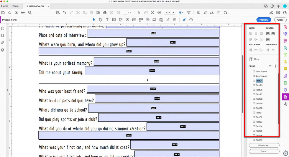 Ajuster la zone de texte