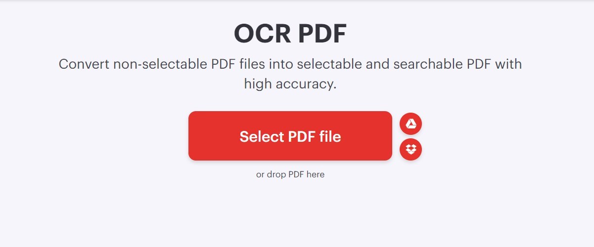 iLovePDF OCR en ligne