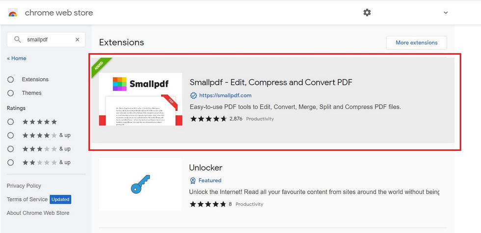 Installer l'extension Chrome