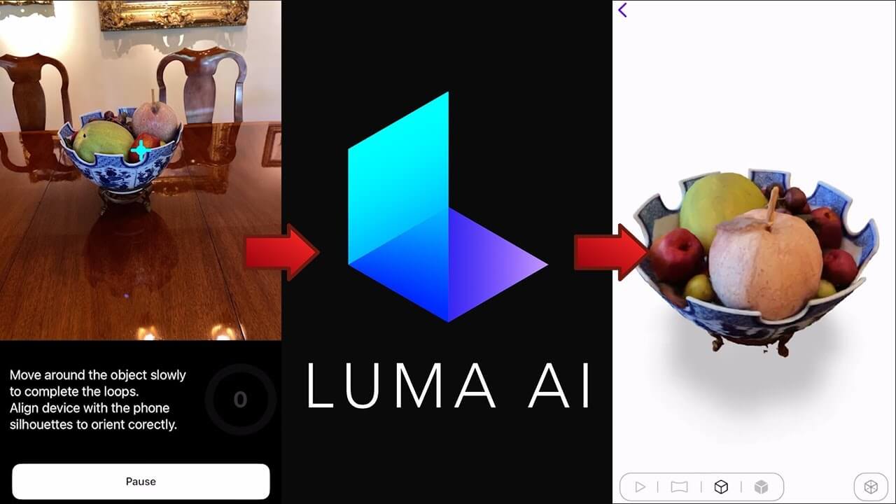 Application Luma AI