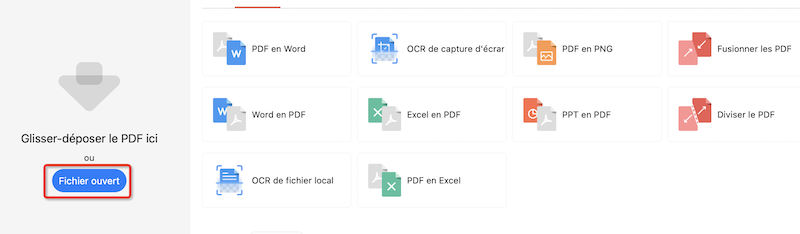 Importer un PDF vers PDFgear