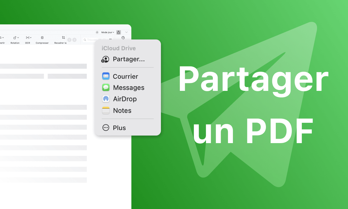 Comment partager un PDF