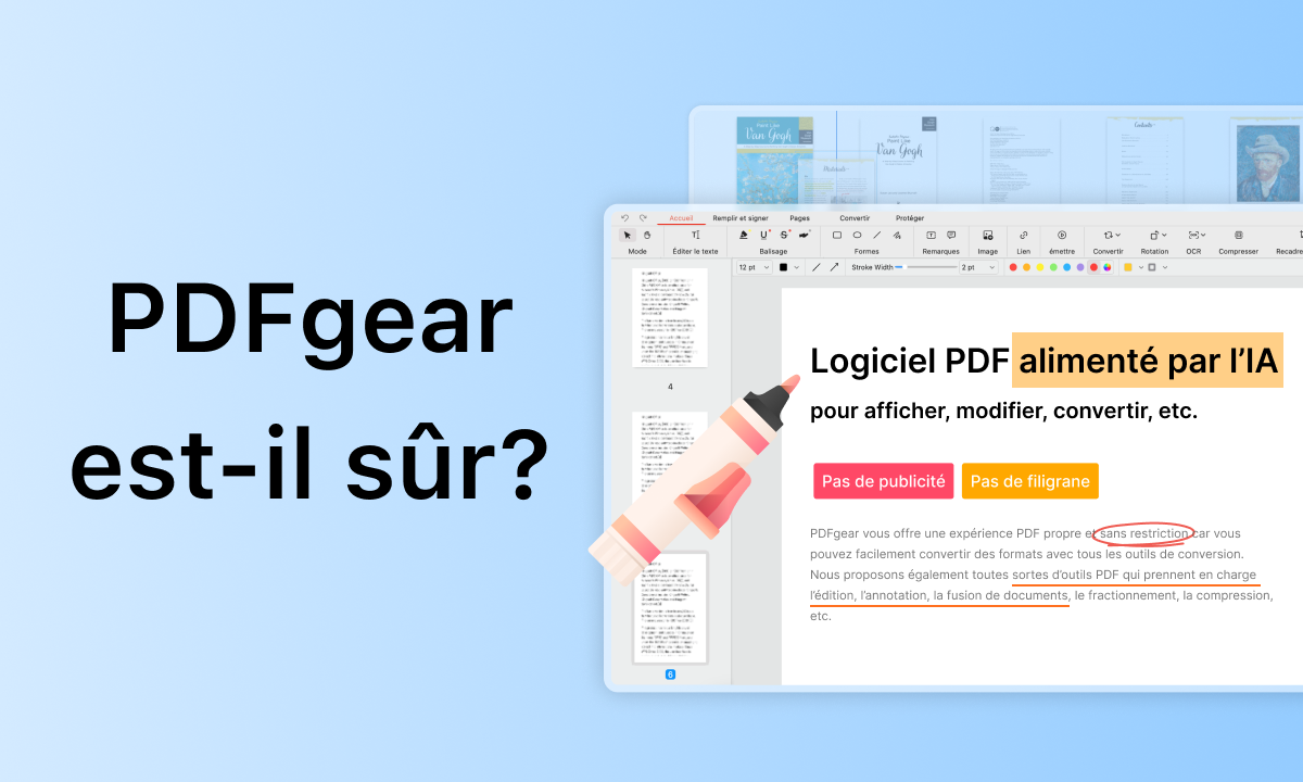 PDFgear est-il sûr 