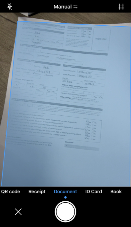 Détection des bords de numérisation PDFgear