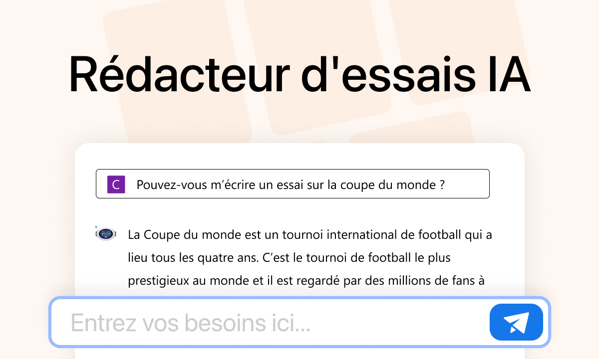 Rédacteur d'essais IA 