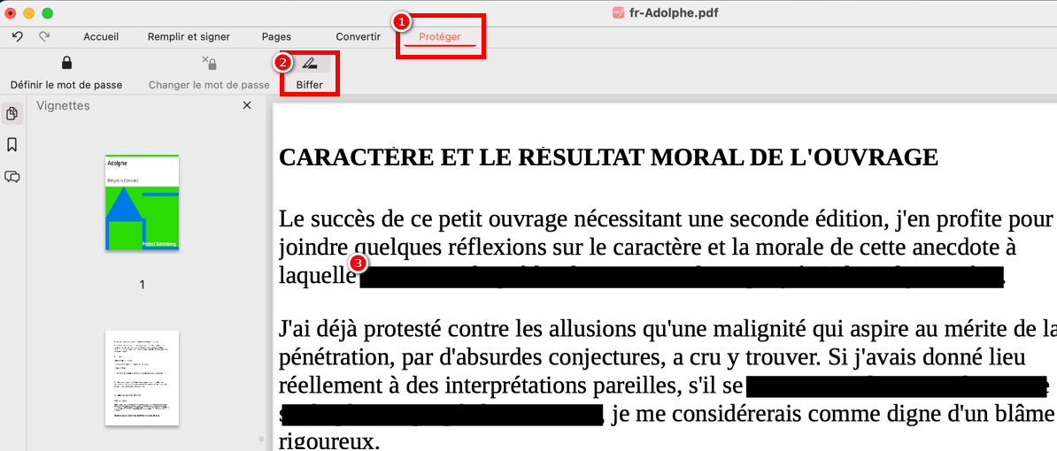 Rédiger un PDF sur un Mac