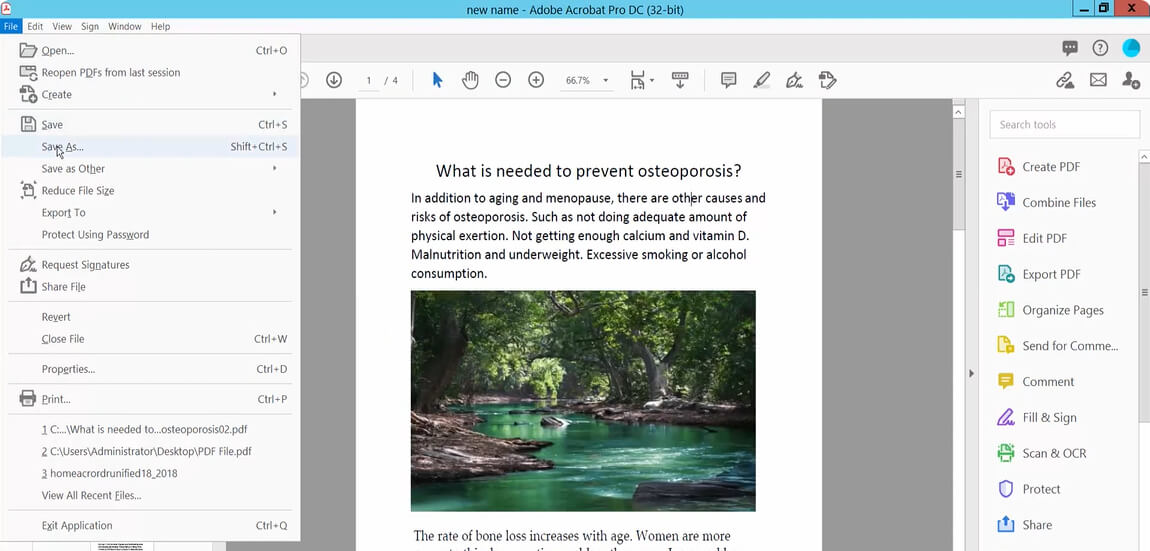 Enregistrer PDF